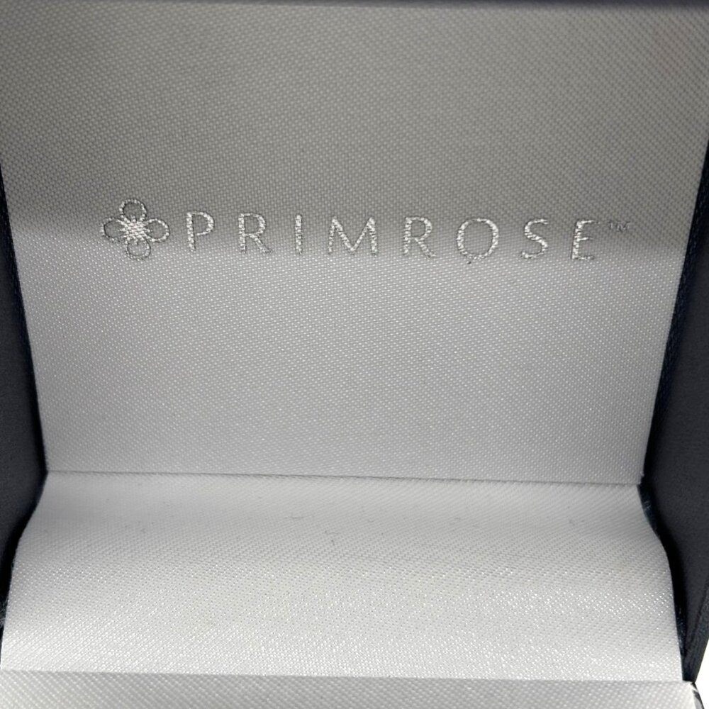 Primrose 18K Gold Over Sterling Silver Cubic Zirconia Halo Stud Earrings - Picture 4 of 14
